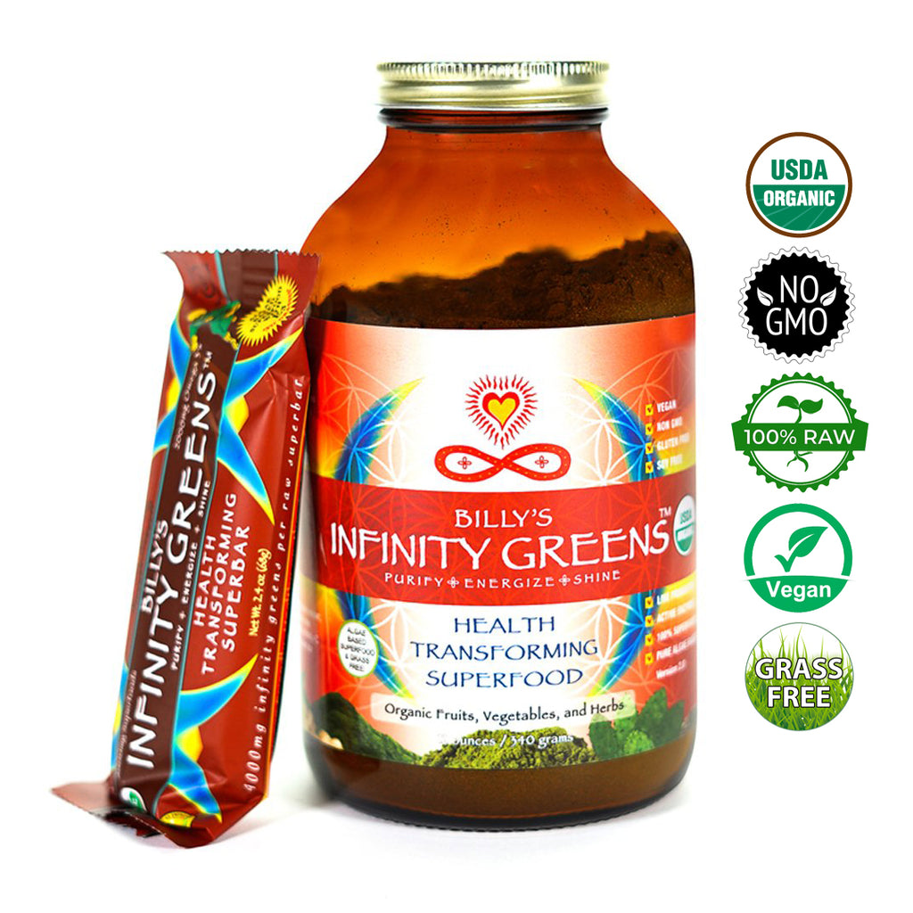 Infinity Greens Powder + Infinity Green Bars Bundle